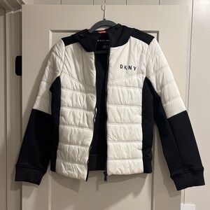DKNY Ladies Small Sport Black and White Jacket